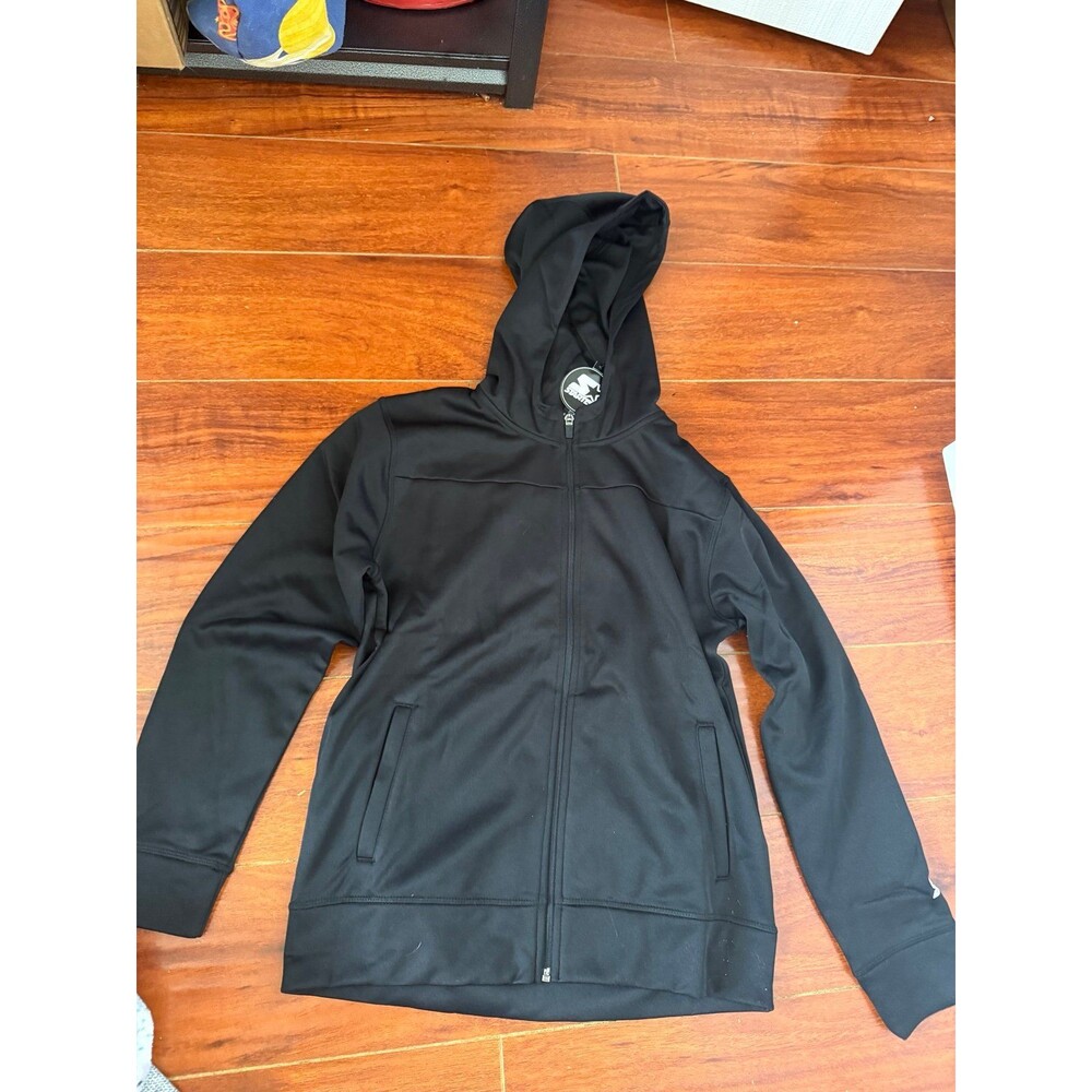Starter Black Full Zip Athletic Hoodie Jacket L